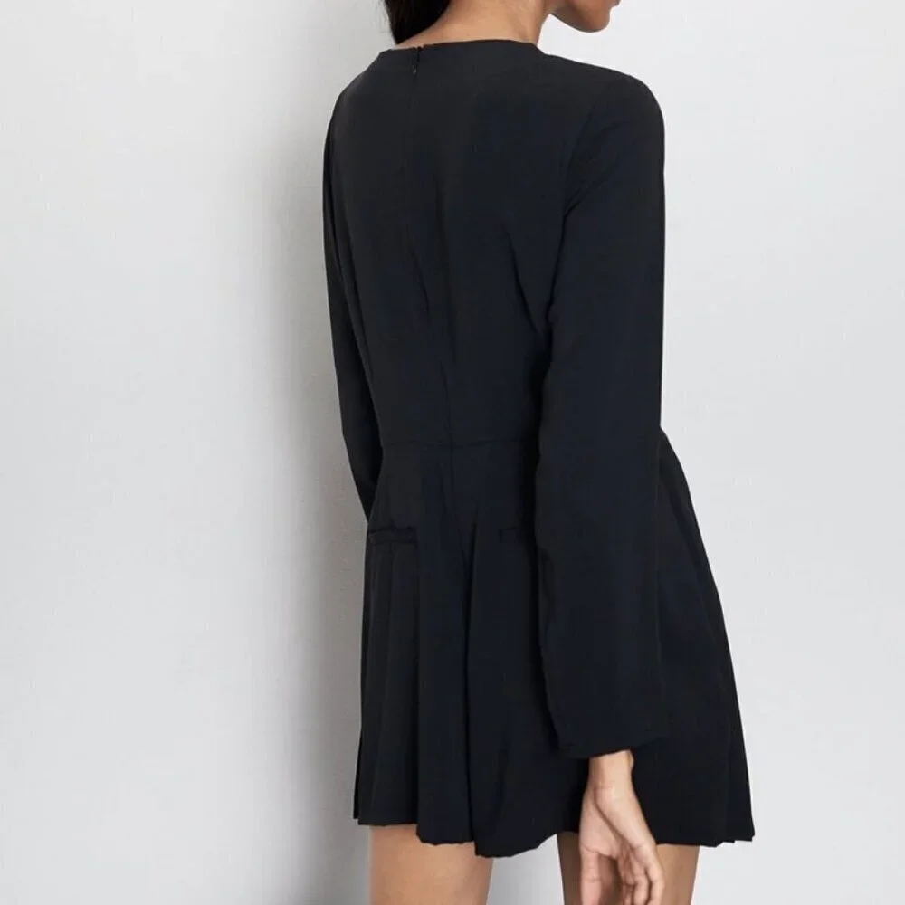Zara Wonen Pleated Jumpsuit Dress - Picture 3 of 15